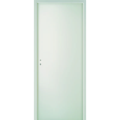 Bloc-porte coupe-feu EI30 prépeint à chant droit H.66x54 mm - 204 x 93 cm - droit poussant - Gedimat - JELD WEN