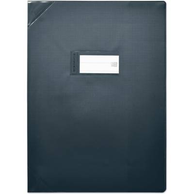 Protège-cahier PVC 150 Strong Line 24x32 cm opaque noir