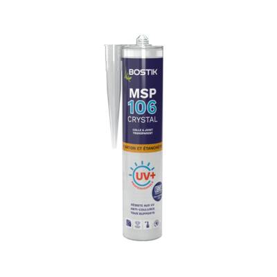 Mastic BOSTIK MS106 invisible - Cartouche de 290 ml - Lot de 12 - 30601522 - BOSTIK SA