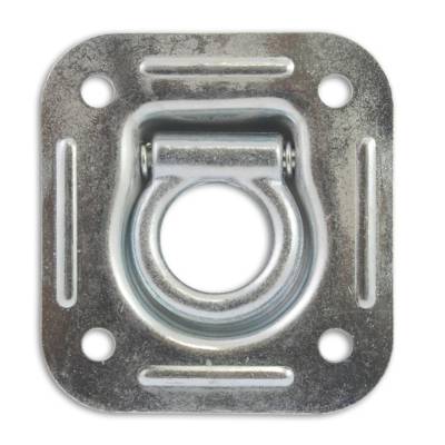 Anneau d'arrimage carré encastrable acier zingué - 114x124mm - Gedimat - CHAPUIS