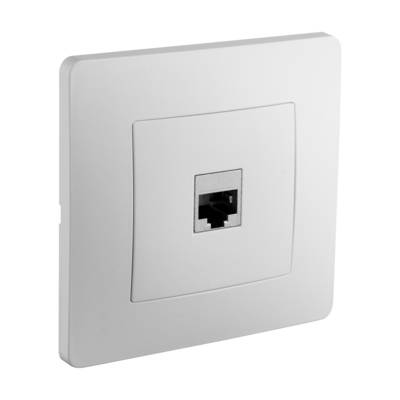 Prise RJ45 CAT6 CALY blanc - Gedimat - DEBFLEX