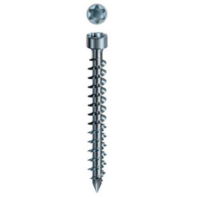 Vis bois SPAX tête cylind. Wirox 8x550 mm Filetage total pointe Cut - Boite de 25 - 1221010805505 - Maxoutil