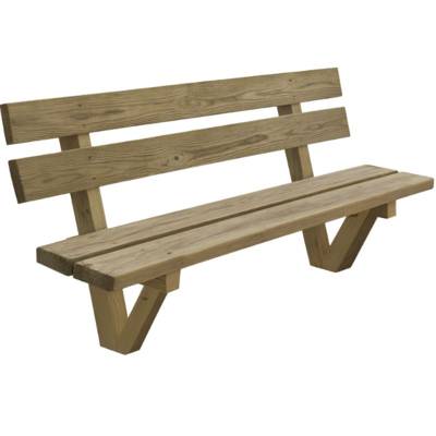 Banc en bois extérieur - JAD Groupe