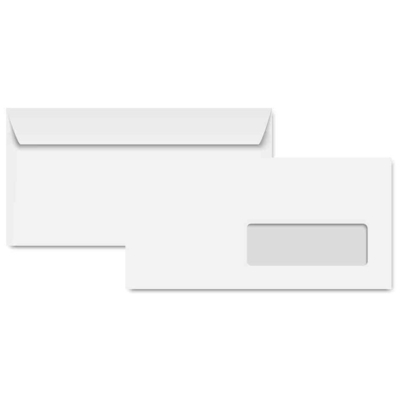 Boite de 500 Enveloppes C6, 114 x 162 mm, blanc