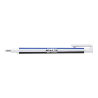 Stylo Gomme MONO zero classique pointe ronde 2,3 mm blanc/bleu/noir