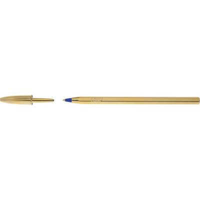 Stylo bille CRISTAL SHINE Pointe Moyenne 1,6 mm Bleu Corps Or