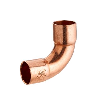 Courbe cuivre à souder - femelle/femelle grand rayon 5002A angle 90° - Gedimat - NOYON ET THIEBAULT