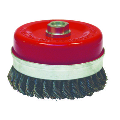 Brosse conique D65 M14 fil 0.50 acier torsadé en vrac - Gedimat - LEMAN