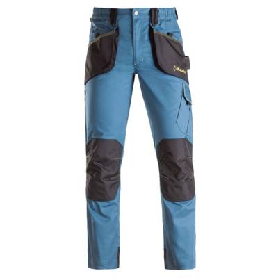 Pantalon de travail SLICK bleu pétrole/noir - Gedimat