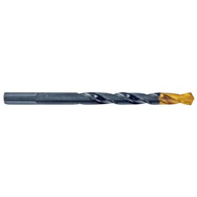 Foret métaux taillé meulé HSS Steam TiN Pointe en croix Queue à 3 méplats 9x125MM - TIVOLY - 11453120900 - Maxoutil