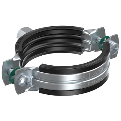 Colliers 2S avec isogaine WALRAVEN M8/10 Ø68-74 mm - Caoutchouc EPDM - 33435074 - Maxoutil