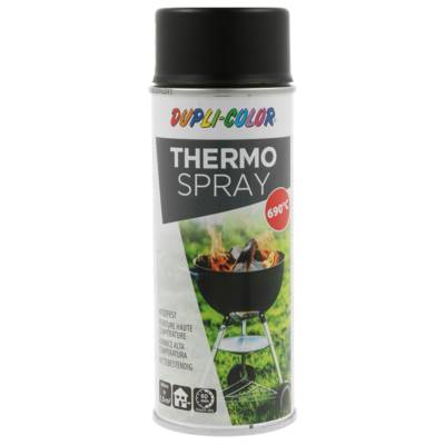 Peinture résistante à la chaleur - bombe de 400 ml - noir - Gedimat - DUPLI COLOR