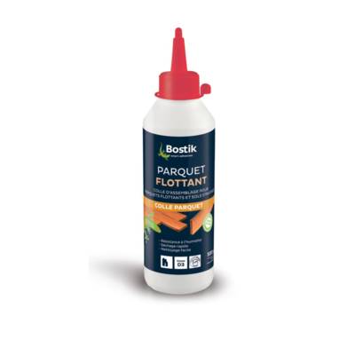 Colle vinylique parquet flottant - biberon de 500g - Gedimat - BOSTIK