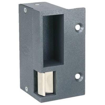 Gâche électrique en applique horizontale droite Série 390 NO Noire 12V EFF EFF - 390B---000050E97 - Maxoutil