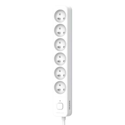 Multiprise 6 prises QUARX 3M + interrupteur - Gedimat