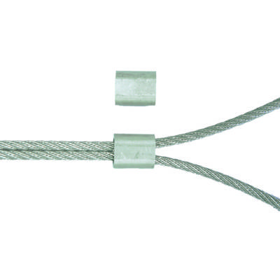 Manchon aluminium pour câble D3mm - Gedimat - CHAPUIS