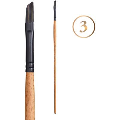 Pinceau artiste CATALYST manche long biseau 3