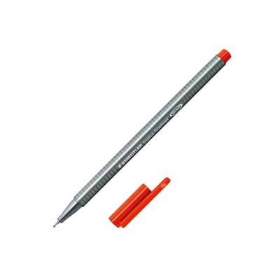 Feutre Fineliner Triplus Pointe Fine 0,3 mm Rouge