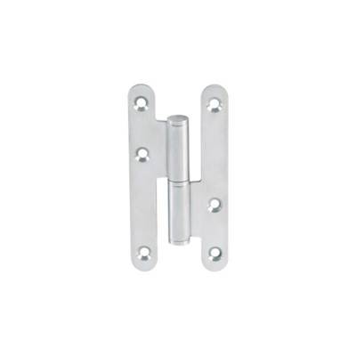 Paumelle en acier inoxydable – 110x55x2.5 mm bout rond noeud plat - Droite - LTPML110X55-304D - Maxoutil