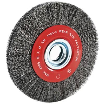 Brosse métallique en acier ondulé 200mm - LEMAN - 410.2 - LEMAN S.A