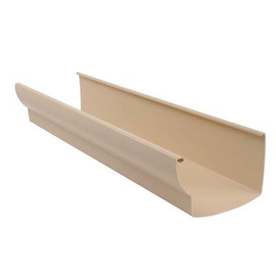 Gouttière 1/2 ronde ovation PVC de 38 sable - Gedimat - NICOLL
