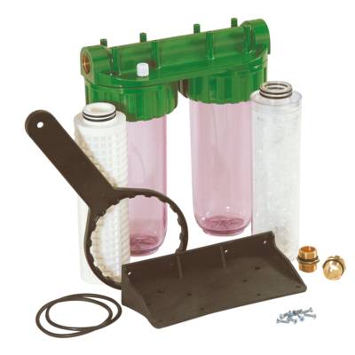 Station de filtration DUPLEX VITAL anticalcaire et anti-impuretés - Gedimat