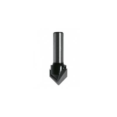 Mèche à rainure en "V" 90° HM - Diam 14 mm - L.U. 13 mm - Q. 8 mm - LEMAN - 4298.714.00 - LEMAN S.A