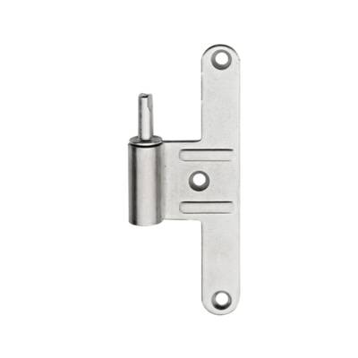 Paumelle mâle HB130 - Réglable - Droite - Zingué argent - Lame centrée - M-789271 - Maxoutil