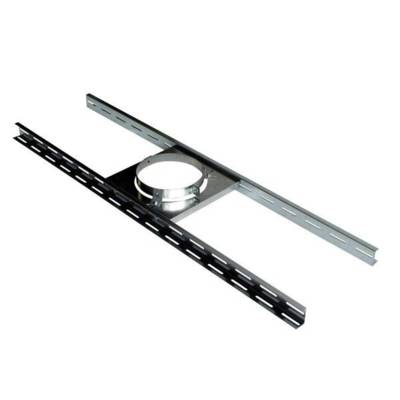 Support sur plancher Ø150 SP 150 POUJOULAT - 31150081 - CHEMINEES POUJOULAT