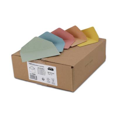 Assortiment de 1000 enveloppes élection recyclées 90x140 75 g/m²