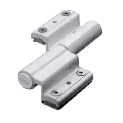 Paumelle à clamer porte fenêtre Venice Baby FAPIM gorge 12x15 - Blanc 9010 - 5603C_32