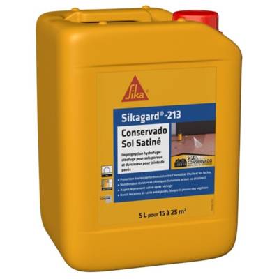 Imprégnation hydrofuge SIKAGARD-211 CONSERVADO SOL satin - bidon de 5l - Gedimat