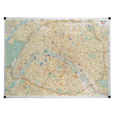 Carte Plan de Paris magnétique