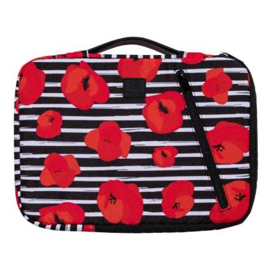 Housse ordinateur 13-14'' Motif Coquelicot