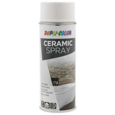 Peinture EMAIL CERAMIC - bombe de 400 ml - blanc - Gedimat - DUPLI COLOR
