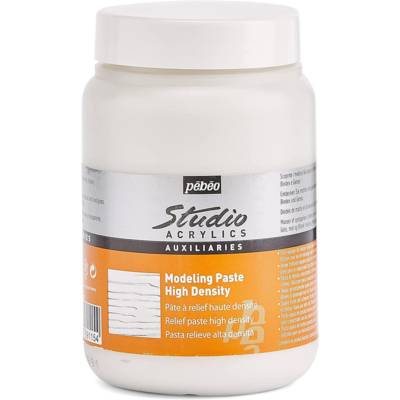 Pot 250ml Studio Acrylics Modeling Paste Haute Densité Blanc - PÉBÉO