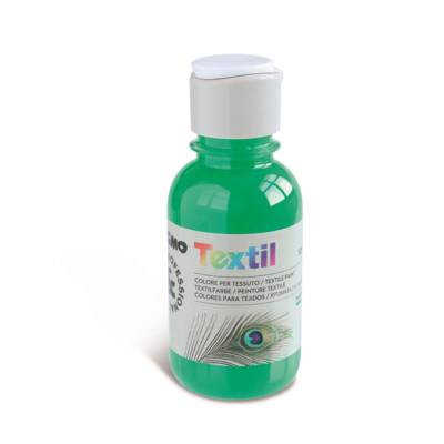 Flacon 125ml Peinture textile Bouchon Flux Control Vert brillant   610