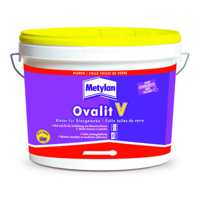 Colle OVALIT V pour toiles de verre - Gedimat - METYLAN