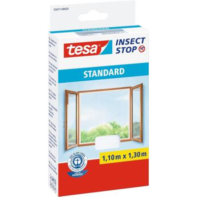 Moustiquaire Insect Stop Standard Fenêtre 1,10 m x 1,30 m Blanc
