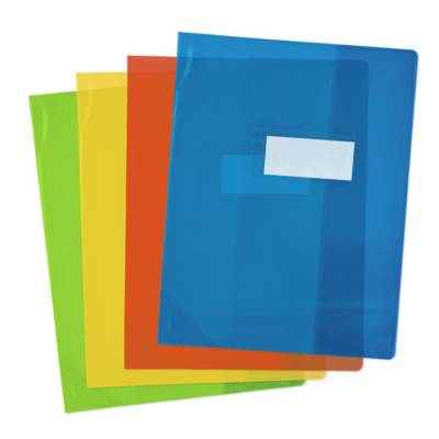 Lot de 25 Protège-cahier PVC 150 Strong Line 24x32 cm Translucide Assorti