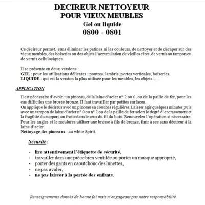 Décireur Ref 0801-[Conditionnement:5 Litres] - Maxoutil