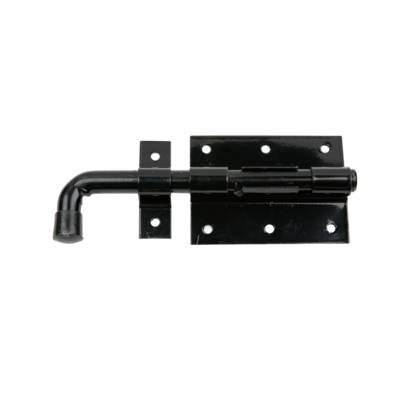 Verrou pistolet et gâche noire Ø14 mm - 166 mm - Gedimat - AFBAT
