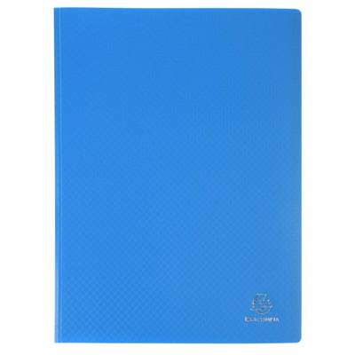 Protège-documents A4 Polypro 60 pochettes 120 vues Bleu - EXACOMPTA