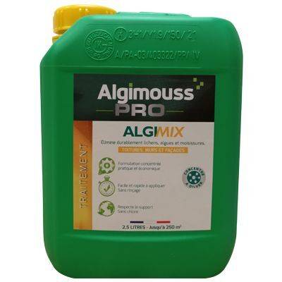 Traitement curatif et préventif ALGIMIX - bidon de 2.5 litres - Gedimat - ALGIMOUSS