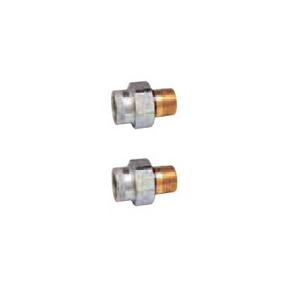 Raccord isolant en laiton pour chauffe eau électrique mâle/femelle 20/27 - Lot de 2 - Gedimat - DIPRA