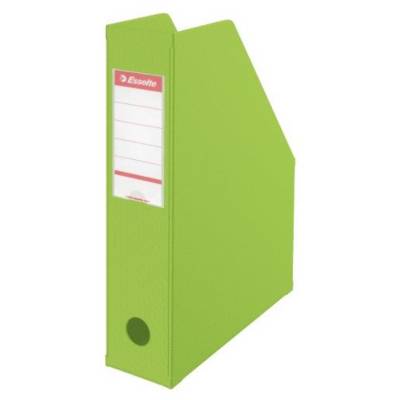 Boîte à pan coupé Porte-revues PVC dos 7 cm Livré à plat Vert