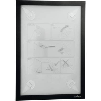 Cadre magnétique DURAFRAME WALLPAPER, A4, noir