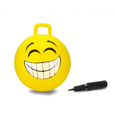 Balle rebondissante Smile jaune 450mm