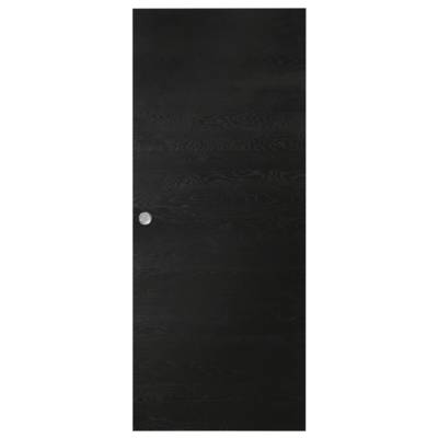 Porte coulissante pleine MODULO chêne noir - 204 x 73 cm - Gedimat - ROZIERE