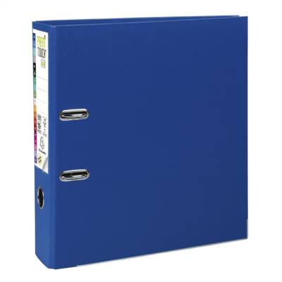 Classeur à levier Prem'Touch en polypropylène - Dos 80mm - A4 maxi - Bleu foncé